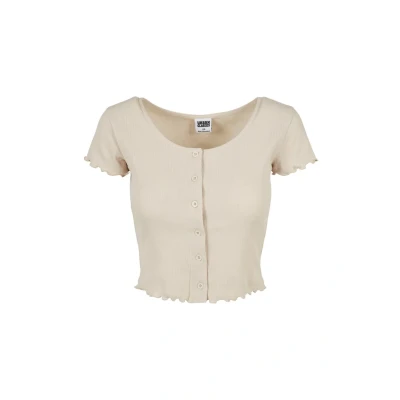 Afbeelding van Urban Classics Cropped Vest, Dames, Maat: 4XL, Softseagrass