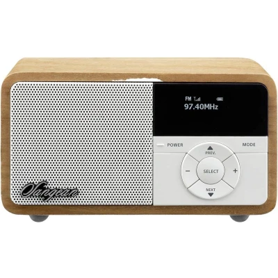 Afbeelding van Sangean DDR 7X Light Wood DAB+/FM RDS oplaadbare mini radio licht hout met bluetooth en aux