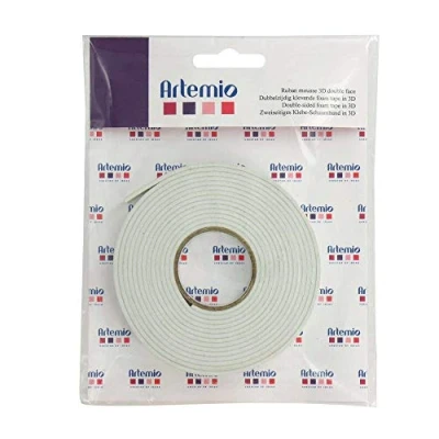 Afbeelding van Artemio 18003002 schuimtape, 3D, kunststof, meerkleurig, 2,7 m x 1 cm