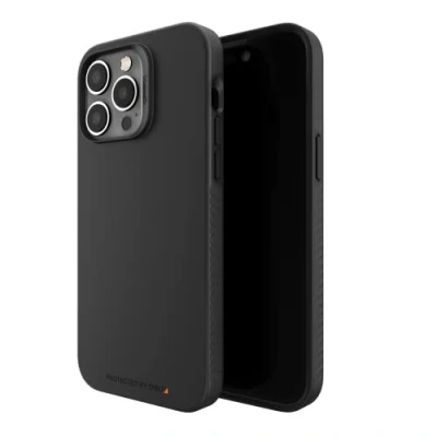 Image de Gear4 Rio Coque de protection pour téléphone portable D3O, plastique recyclé noir Apple iPhone 14 Pro Max
