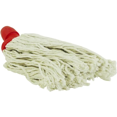 Afbeelding van Spaanse mop ovale steelhouder 250 gram dop rood