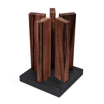 Image de Kai Shun Bloc à couteaux &#039;&#039;Stonehenge&#039;&#039;, Granit/Noyer