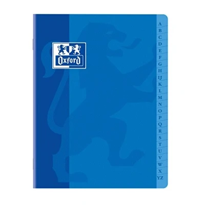 Afbeelding van Oxford 100104030 Geniete map, 17 x 22, 120 pagina&#039;s, kleine ruitjes, 5