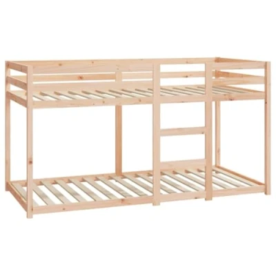 Afbeelding van vidaXL Stapelbedframe zonder matras massief grenenhout 90x200 cm