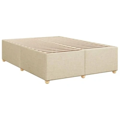 Afbeelding van Bedframe stof crmekleurig 160x200 cm