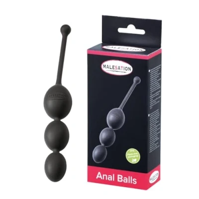Afbeelding van MALESATION Anale kralen Anal Balls Zwart