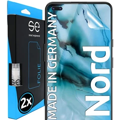 Afbeelding van [Set van 2] 3D anti reflecterende displaybeschermfolie compatibel met OnePlus Nord, matte beschermfolie geschikt voor hoesjes, vuil en krasbescherming, geen beschermglas Smart engineered