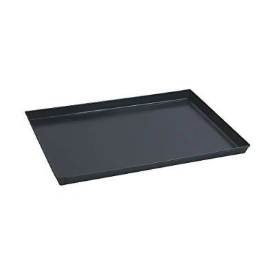 Afbeelding van Paderno 41745 40 rechthoekige ijzeren bakplaat, anti aanbaklaag, hoge randen, x 30 cm, hoogte 3 cm