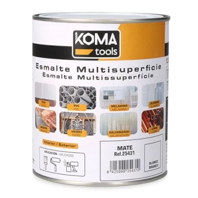 Afbeelding van Acryllak Koma Tools Wit Mat 750 ml