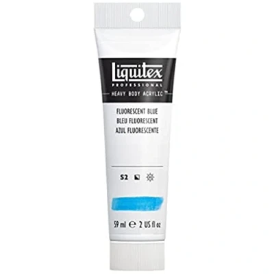 Afbeelding van Liquitex 1045984 Professional Heavy Body acrylverf in kunstenaarskwaliteit met uitstekende lichtechtheid en boterachtige consistentie, tube van 59 ml neonblauw