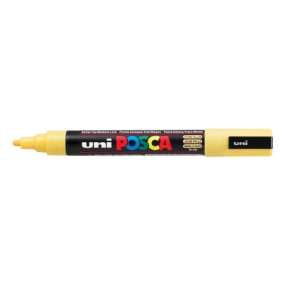 Image de Uni Ball Posca Marqueur Pointe ogive Moyen Straw Jaune (Lot de 12)
