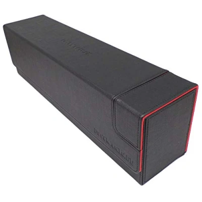 Afbeelding van Docsmagic.de Premium Magnetic Tray Long Box Black/Red Large Card Deck Storage