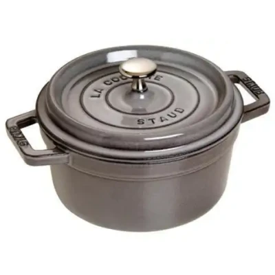 Afbeelding van Staub Cocotte , Rond 20 Cm Grafietgrijs