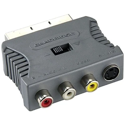 Image de Bandridge Blue adaptateur audio/vidéo S vidéo / composite