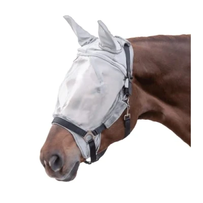 Afbeelding van Waldhausen Vliegenmasker Premium v. Halster Zilvergrijs Pony