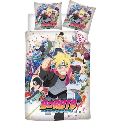 Afbeelding van Dekbedovertrek Boruto Eenpersoons 140 x 200 cm Polyester