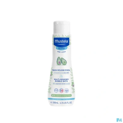Image de Mustela Bain Mousse Eveil Nf 200ml