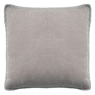 Afbeelding van Dutch Decor BOWIE Sierkussen 45x45 cm van gewassen katoen Driftwood taupe