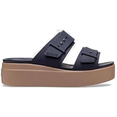 Afbeelding van Crocs Brooklyn Buckle Low Wedge Damessandalen
