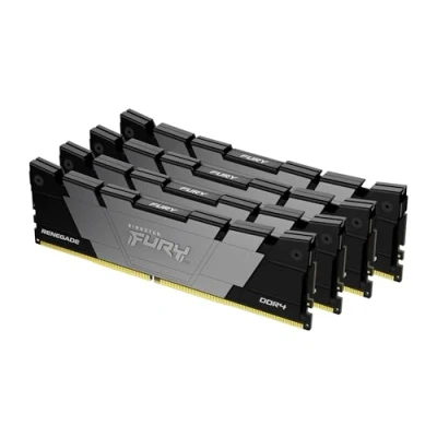 Afbeelding van Kingston 128GB DDR4 3600MT/S CL18 DIMM (4 x 32GB, 3600 MHz, RAM, 288 pin), Zwart