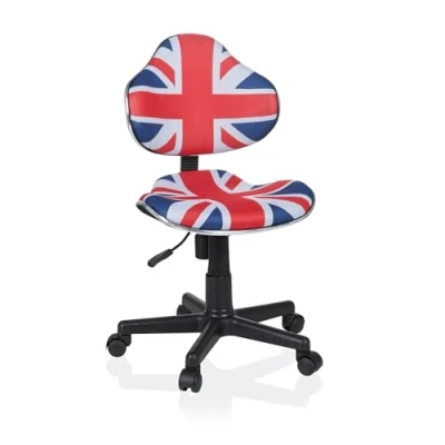 Afbeelding van Bureaustoel Kinderen Stof Blauw/Rood/Wit Ergonomisch