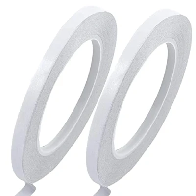 Afbeelding van Dubbelzijdige tape Breedte: 1/3 inch (9 mm) Lengte: 55 werven (50 m) zelfklevende kleverige ambachtelijke