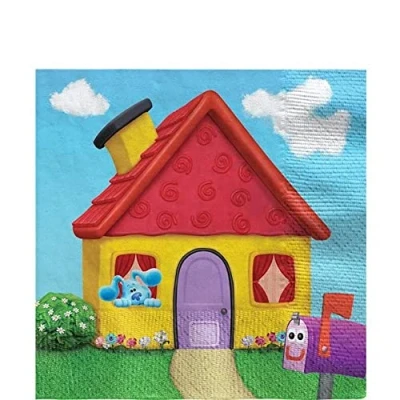Afbeelding van Amscan Blue&#039;s Clues Servetten (16 stuks)