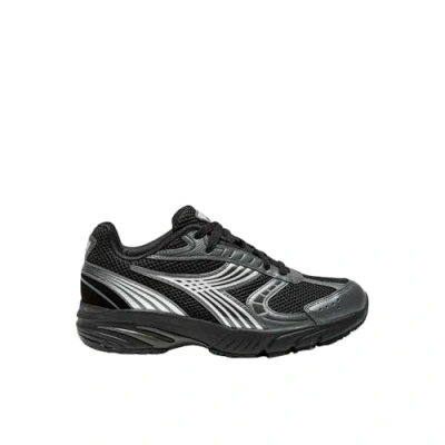 Afbeelding van Diadora Saoko 280 Unisex Sneakers laag, Maat: 43, Black Leer en textiel