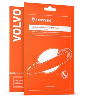 Afbeelding van Luxshield Beschermfolie voor autodeurgreep Volvo XC60 2 (II) 246 I 2017 2024 krasbestendig, lakbescherming transparant glanzend zelfklevend