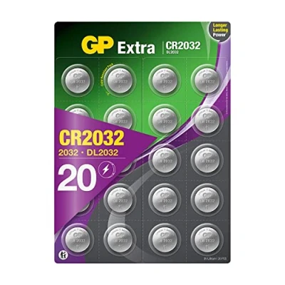 Afbeelding van GP 20 stuks CR2032 3 V lithiumknoopcellen (CR 2032 / DL2032) x