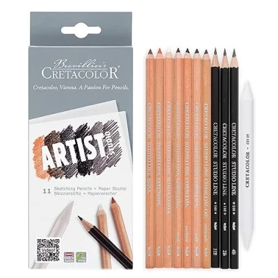 Image de Crayons à dessin Set Drawing 101 3 pièces
