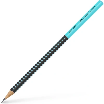 Afbeelding van Faber Castell Grip 2001 grafietpotlood two tone zwart/turquoise FC 517012