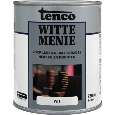 Afbeelding van Tenco Witte Menie 0,75 liter Grondverf en