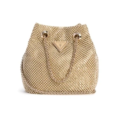 Afbeelding van Guess Zalina Pouch Schoudertas goldcoloured, Dames, Maat: One Size, Gold coloured