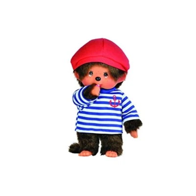 Image de Peluche Monchhichi Garçon marin Bandai