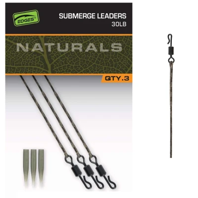 Afbeelding van Fox Naturals Submerged Leaders 30lb (3 stuks)