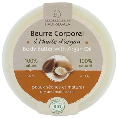 Afbeelding van Laboratoire du Haut Ségala Biologische Arganolie Body Butter 120 ml