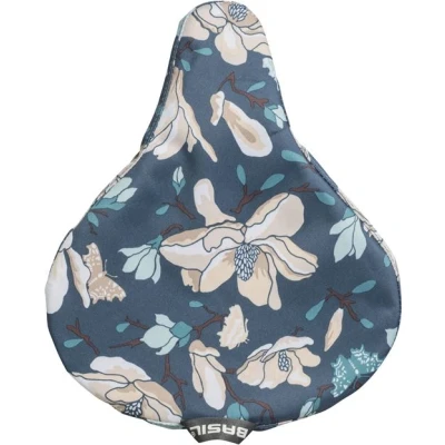 Image de Basil tapis de selle fleurs hydrofuges Magnoliableu