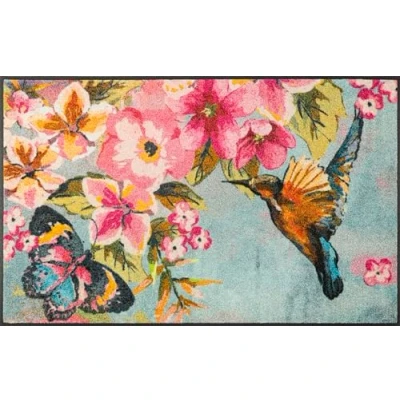 Afbeelding van wash+dry Bloomibri Deurmat, 75 x 120 cm, voor binnen en buiten, wasbaar, meerkleurig