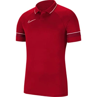 Afbeelding van Nike Performance Academy Poloshirt, Heren, Maat: Small, Rotweiss