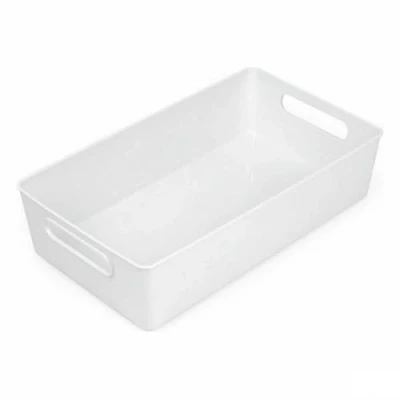 Afbeelding van Veelzijdige mand Confortime Wit 38 x 22 9,5 cm (10 Stuks)