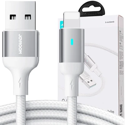 Afbeelding van Joyroom USB kabel Lightning 2.4A A10 serie 1,2 m wit (S UL012A10)