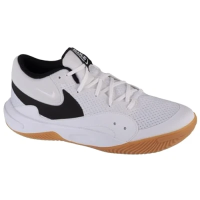 Afbeelding van Nike Performance Hyperquick Volleybalschoenen, Heren, Maat: 43, White/black Textiel/ synthetisch