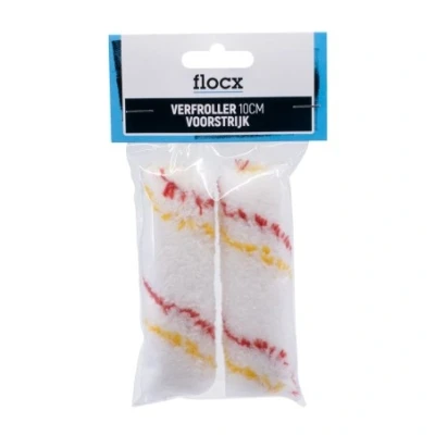 Afbeelding van Flocx Verfroller Voorstrijk 10CM 2ST Schildersbenodigdheden