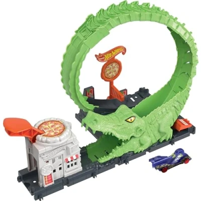 Afbeelding van Hot Wheels City Gator Loop Attack racebaan
