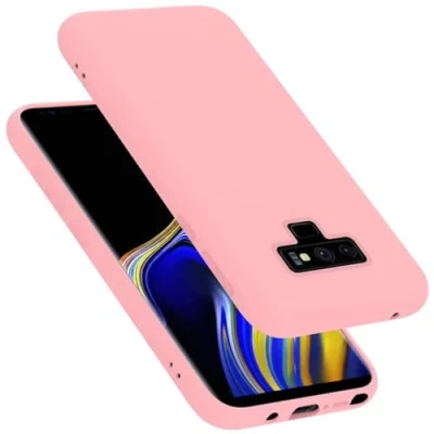 Afbeelding van Cadorabo Hoesje geschikt voor Samsung Galaxy NOTE 9 in LIQUID ROZE Beschermhoes gemaakt van flexibel TPU silicone Case Cover