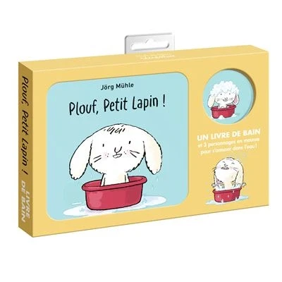 Image de Plouf, Petit Lapin ! (Livre de bain)