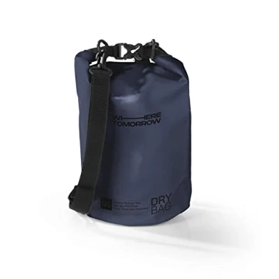 Afbeelding van Where Tomorrow PVC dry bag Style 02 5L donkerblauw