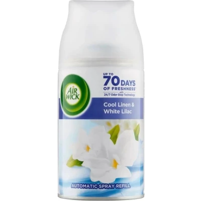 Afbeelding van Air Wick Freshmatic Automatische Spray Luchtverfrisser Fris Linnen &amp; Witte Seringen Navulling 250ml
