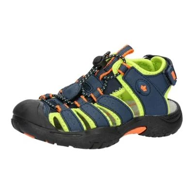 Afbeelding van Lico Sandales Nimbo unisexes pour enfant, Marine Lemon Orange, 31 EU